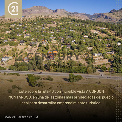 Imagen 2 de 12 de Excelente Lote/vistas Apto Emprendim Turistico Sobre Ruta 40 Todos L/servicios !
