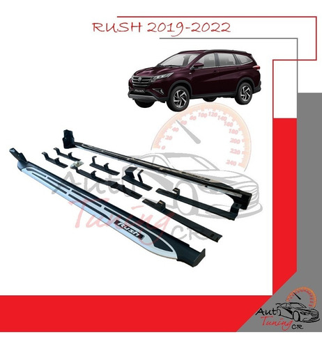 Imagen 1 de 1 de Estribos Gradas Laterales Toyota Rush 2019-2022