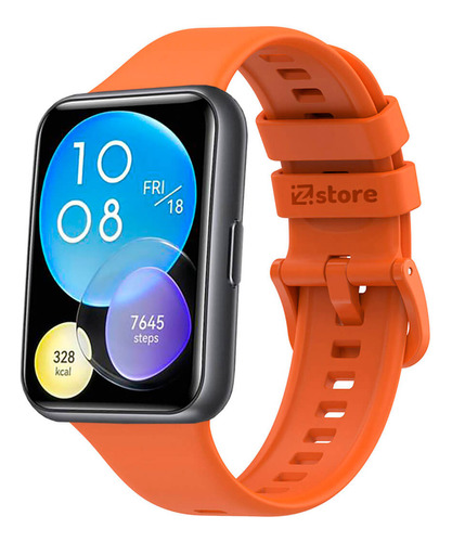 Correa Compatible Con Huawei Watch Fit 2 Naranja