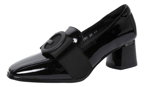 Zapatos Gruesos De Tacón Bajo Para Mujer Zapatos De Tacón