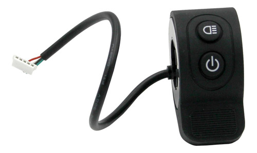 De Scooter Eléctrico, Botón De, Freno De Para Negro