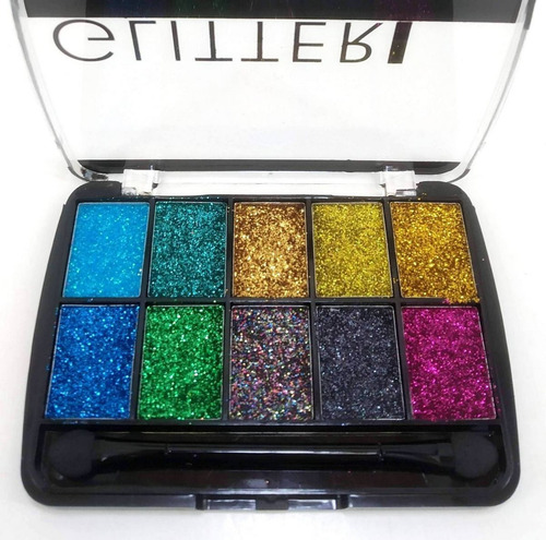 Paleta Sombras Ojos Glitter Eyeshadow Tejar Set 24 Unidades