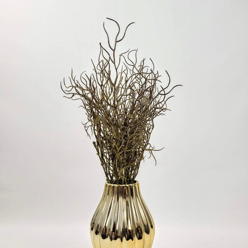 Planta Artificial Capim Com Raiz Marrom 42x15cm Vime