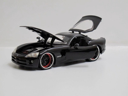 Letty's Dodge Viper Srt 10 Rapidos Y Furiosos 1:32 Jada Color Negro