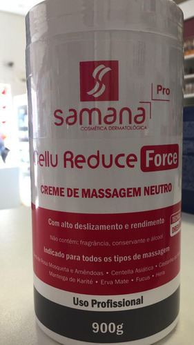 Samana Cellu Reduce Force Creme Massagem Lipo 24h 1kg