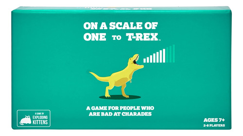 On A Scale Of One To T-rex By Exploding Kittens: A Card Gam.