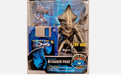 Boneco Alien Attacker Independence Day Trendmasters