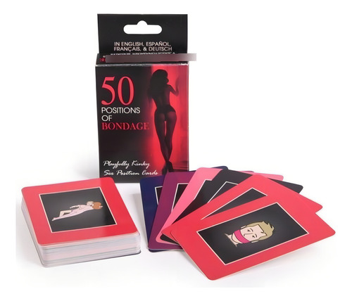 50 Posiciones Del Bondage Juego De Cartas