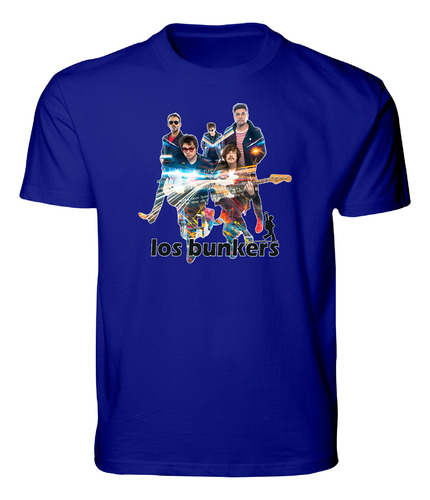 Polera Los Bunkers - Banda Chilena Rock Banda - Estampaking