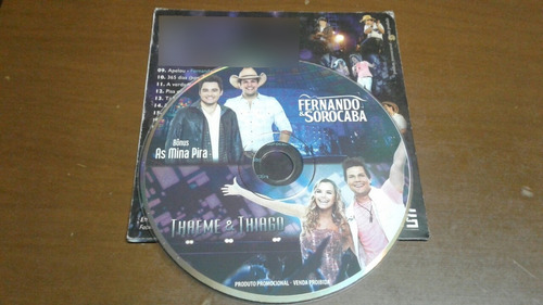 Cd Promo- Fernando & Sorocaba - Thaeme & Thiago - Enviando N (Usado)