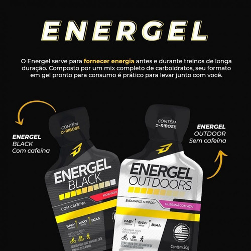 Energel Outdoors Caixa Com 10 Sachês (300g) Sabor Tangerina Tangerina