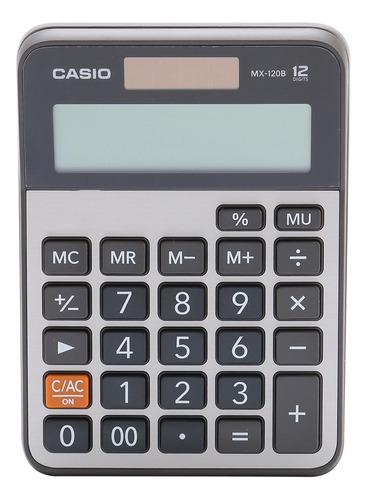 Calculadora Casio Mx-120b-w-dc Solar O A Pila