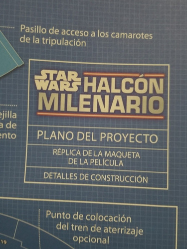 Plano Del Proyecto Halcón Milenario Planeta Con 4 Tomos (Usado)