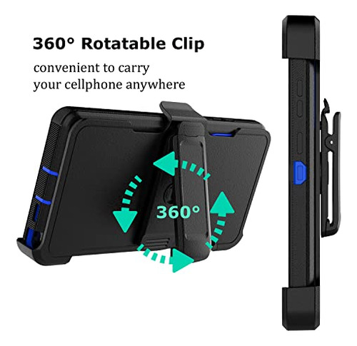 Funda Para Galaxy S23 Ultra Negro/azul Plastico