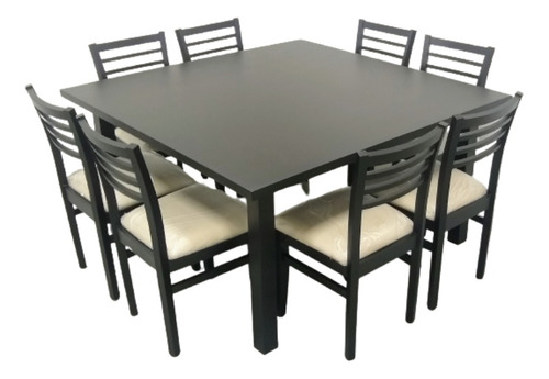 Juego Comedor Mesa Cuadrada 1,50mt + 8 Sillas