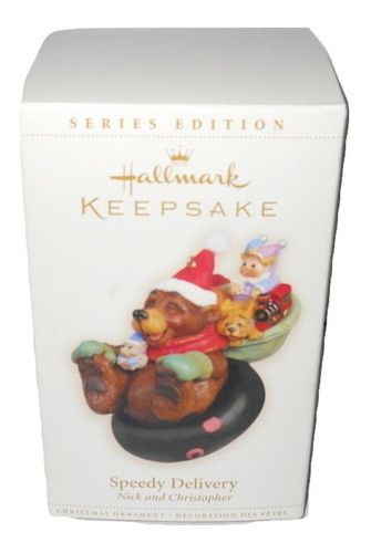 Ornamento Navideño Hallmark Speedy Delivery Adorno Navidad (Usado)