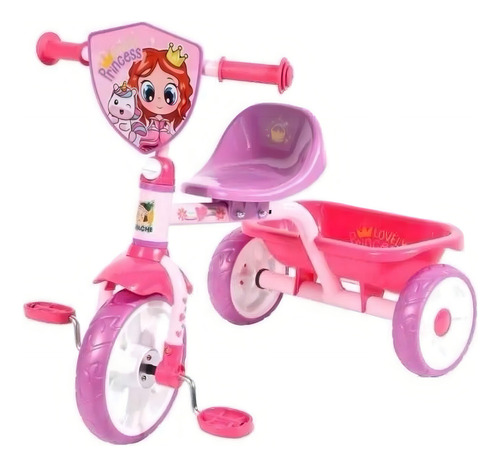 Triciclo Apache Trixie Apachito Princess Color Rosa/morado