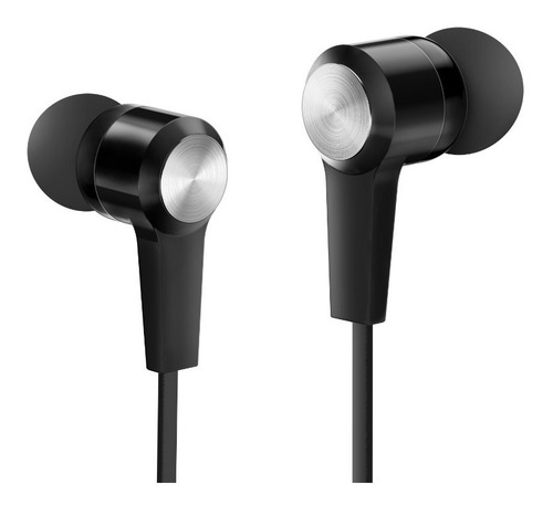 Imagen 2 de 3 de Auriculares Con Microfono Genius In Ear Manos Libres Celular Color Negro