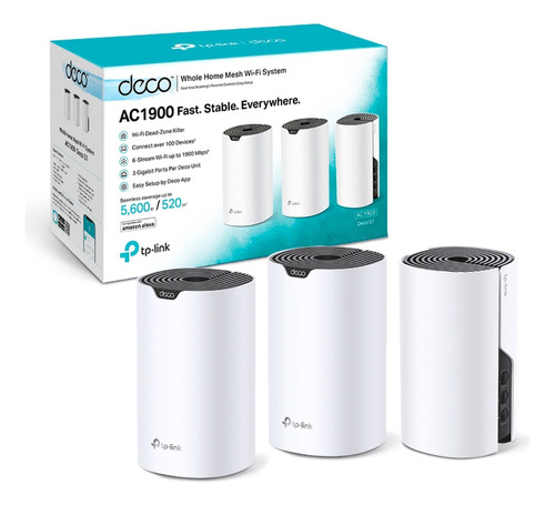 Sistema Wifi Tp Link Deco S7 Pack Dual Band Gigabit Pack X3