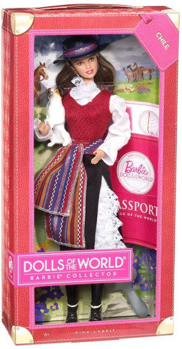 Barbie Collector Dolls World Chile Latina Mascote