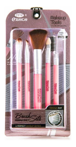 Set 5 Brochas Maquillaje Pinceles Cepillo Pestaña Ojo Ceja