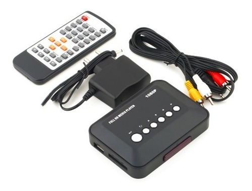 Mini Full Hd 1080p Media Player Sd Mmc Rmvb Mp3 Multi Tv Usb