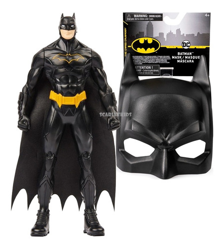 Batman Mascara + Figura 15 Cm Articulada Orig Dc Scarletkids