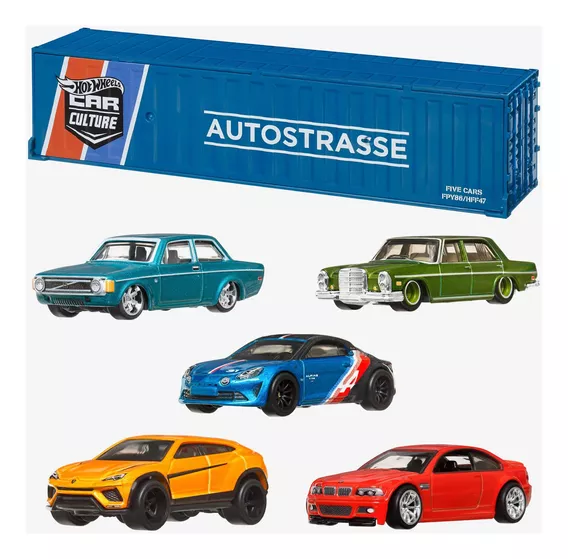 Hot Wheels Premium Car Culture Container Autostrasse