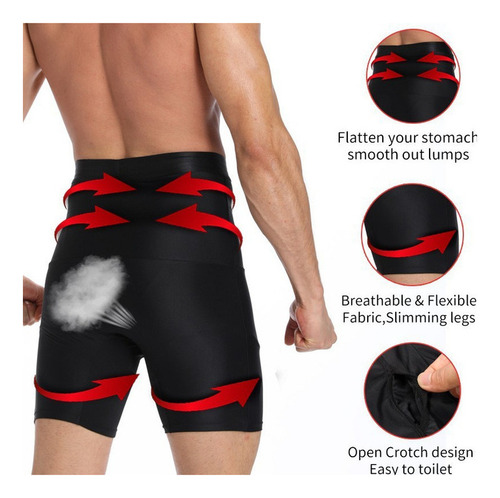 Shapewear Para Hombre Con Cintura Alta Corsé Cuerpo Shaper