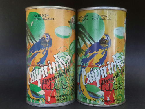 Lote X2 Latas Caipirinha Brasilera Rios - Los Germanes