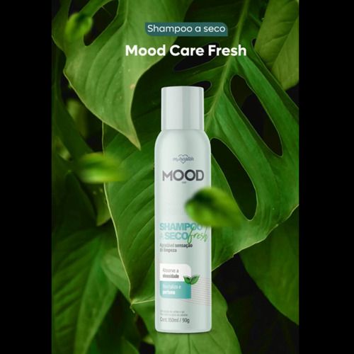 3 Shampoo A Seco Mood Care Revitalizador Cabelos Limpo 150ml