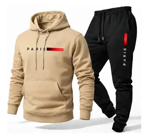 Conjunto Moletom Canguru Unissex Paris
