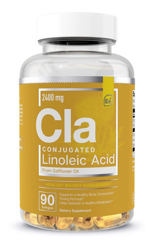 Cla De Aceite De Cártamo -  Mg De Ácido Linoleico Conjuga.