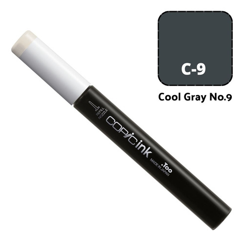 Refil Copic Ink Sketch Ciao Classic Ou Wide Cor Cool Gray 9 Cor C9 Cool Gray 9
