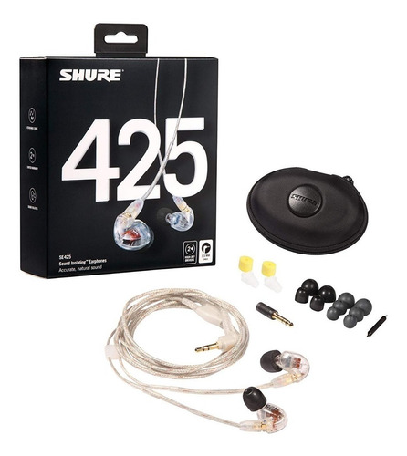 Shure Se425 Audífonos In Ears De 2 Vias Para Monitoreo Pro