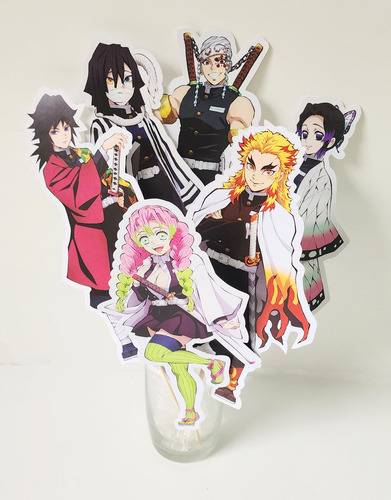Demon Slayer Pilares Adornos Torta Toppers Grandes Varios Demon Slayer Pilares