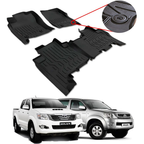 Tapetes Termoformados Toyota Hilux Vigo 2007 - 2015