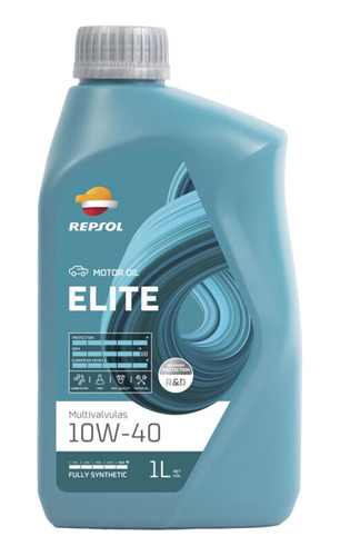 Aceite Repsol Elite Multiválvulas 10w 40 - 1 L