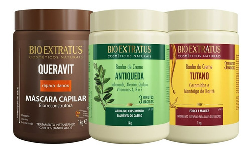 Bio Extratus Cronograma Capilar 1kg Queravit / Jab / Tutano