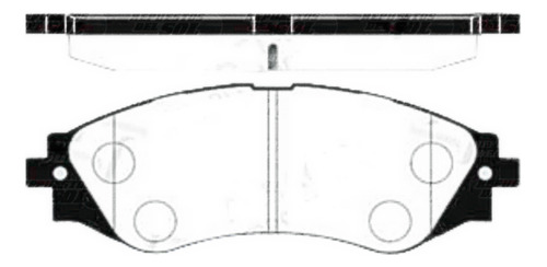 Pastillas Freno Del Para Daewoo Leganza Cdx 2.0 1998 2003