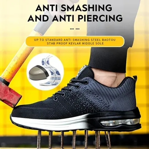 Tenis De Seguridad Industrial Casquillo Policarbonato Ligero