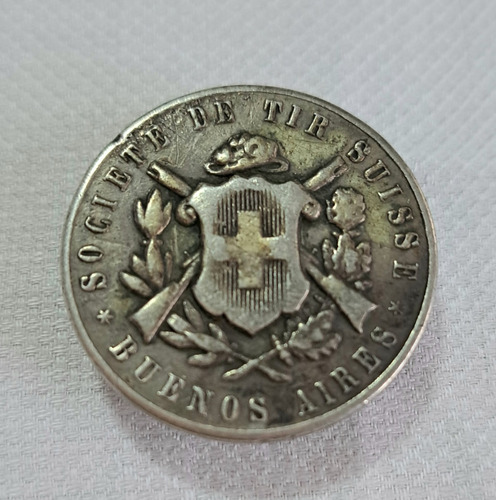 Antiguo Pin Solapero Sociedad De Trio Suiza Buenos Aires B10