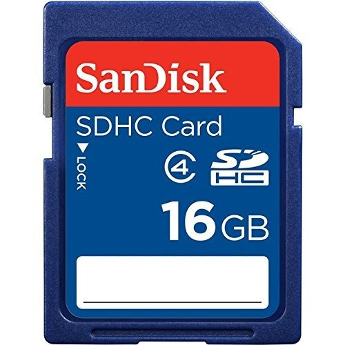 Tarjeta De Memoria Flash Sandisk Flash 16 Gb Sdhc Sdsdb-016g