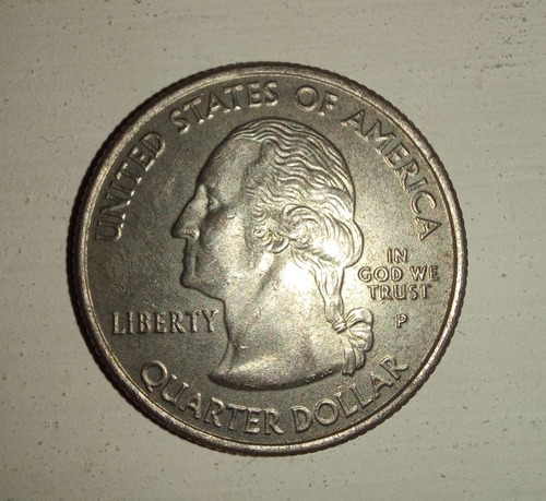 Moneda Quarter Dollar Michigan 1837