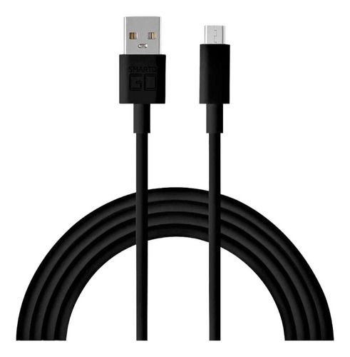 Cabo De Dados Preto Comprido (1.2m) Para Samsung A21s