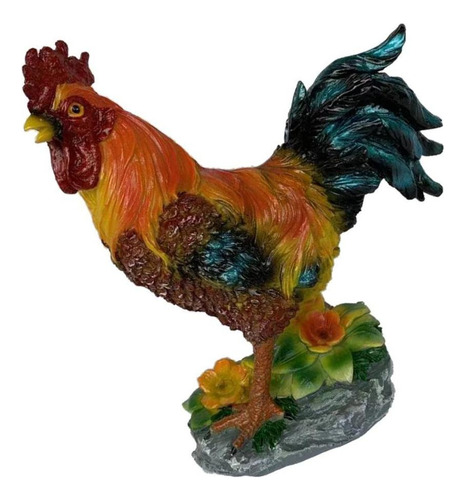 Chicken Statue Resin Garden Decor Sculpture Home