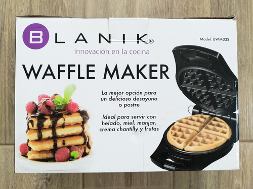 Maquina Para Hacer Waffles Blanik