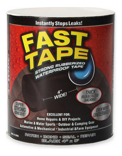 Cinta Adhesiva Tipo Flextape Cinta Impermeable Fast Tape 5mt