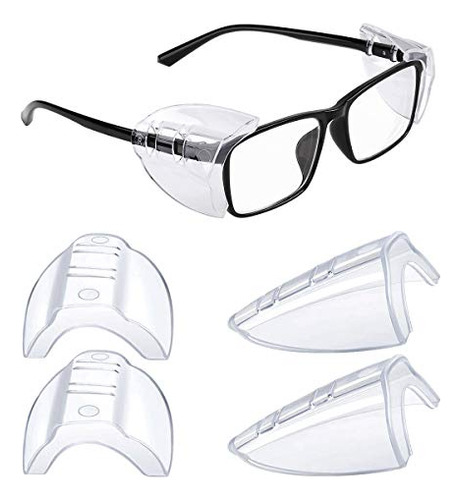 Protectores Laterales Para Gafas, Flexibles Y Ajustables