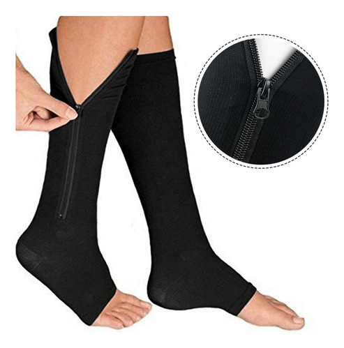 A Calcetines C/dedos Descubiertos Y Cremallera P/correr, 1